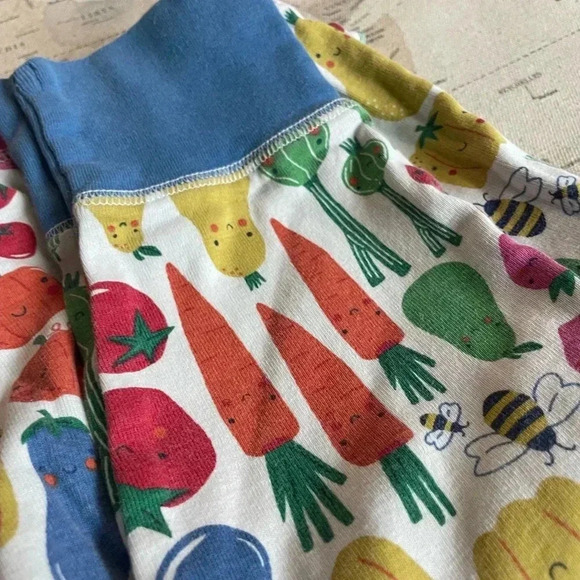 Mini Boden Fruit Print Long Sleeve/Pants Pajama Set Size 13Y Girls - Picture 6 of 7